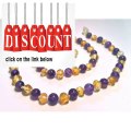 Discount The Art of Cure Baltic Amber Baby Teething Necklace - Amethyst & Honey Review
