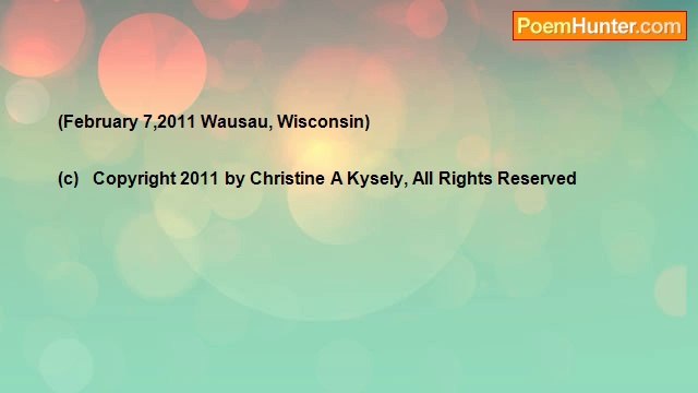 Christine A Kysely - Blood Seeks Depths Within ~ Senryu