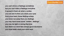 ash poems - Hidden feelings