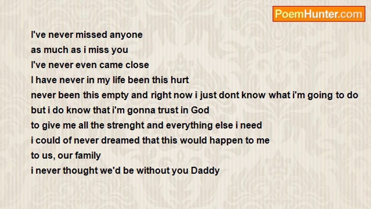Jacqualyn Abeni - RIP Daddy