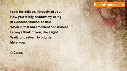 Chris Lane - To A Goddess after the Lunar Eclipse