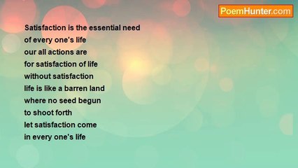 ramesh rai - Satisfaction