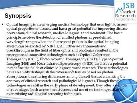 JSB Market Research - Optical Imaging Market Technology Trends And Applications