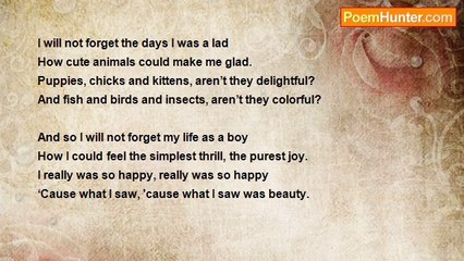 Leonard Sims - How Happy As A Child Was I