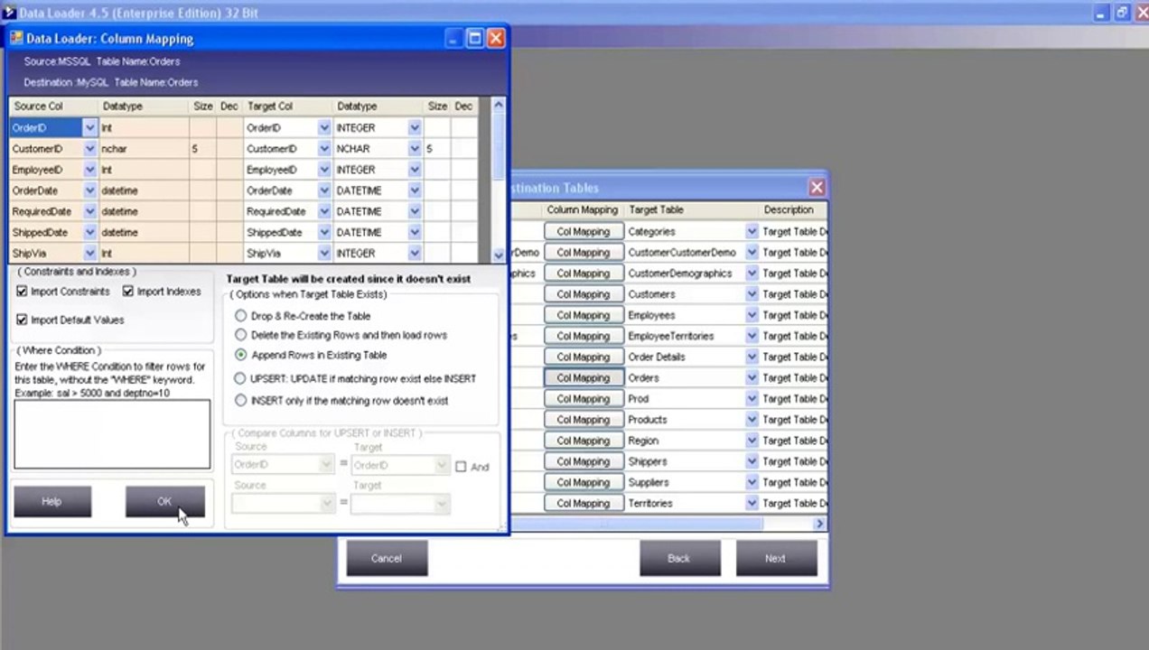 Convert MS SQL Server to MySQL