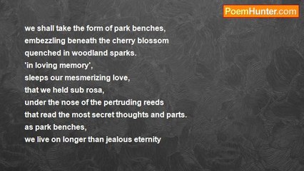 eddie frelford - Park Benches