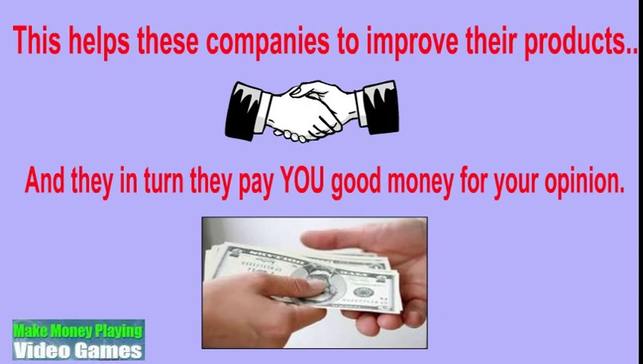 How to make money online by playing video games