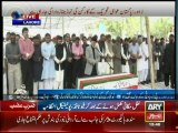 Dr Qadri leads the funeral prayer of PAT workers