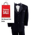 Cheap Deals Gino Giovanni Black Usher Baby Boy Tuxedo Size Medium 6-12 Month Review