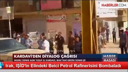 Irak, IŞİD'in Elindeki Beici Petrol Rafinerisini Bombaladı
