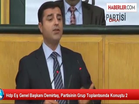 Hdp Eş Genel Başkanı Demirtaş, Partisinin Grup Toplantısında Konuştu 2