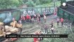 Russian freight train derailed in Ukraine