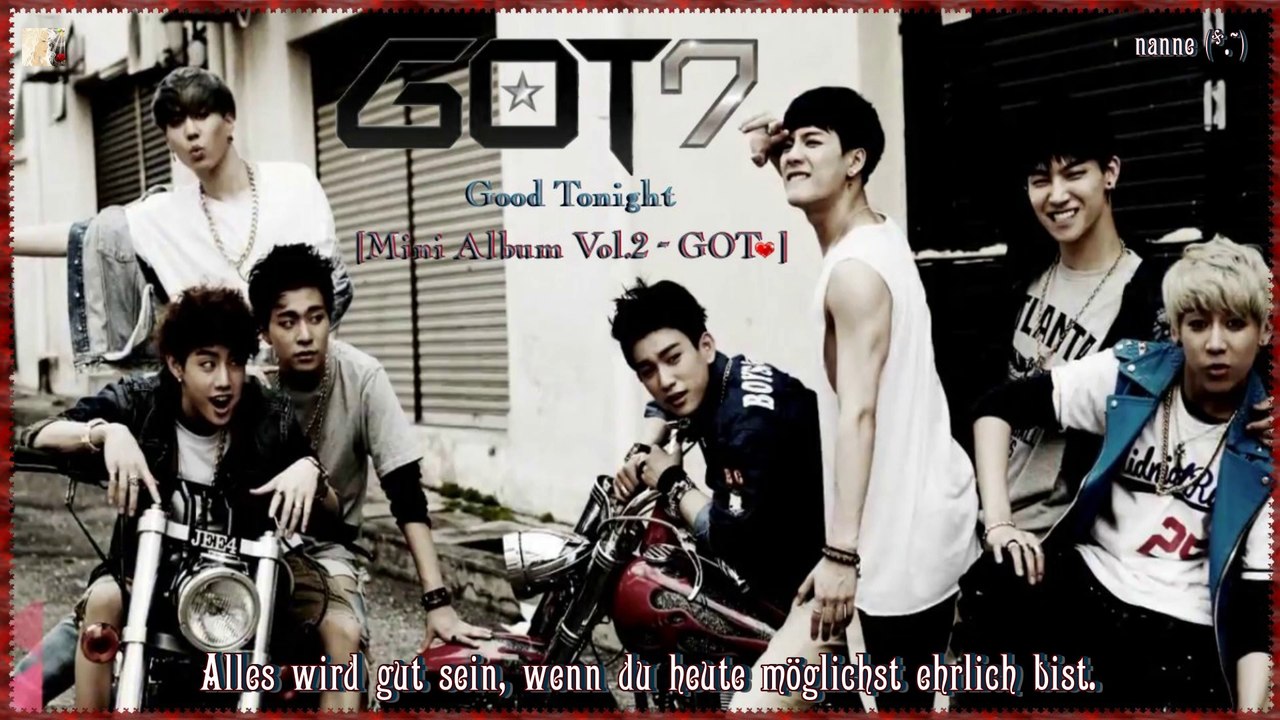GOT7 - Good Tonight k-pop [german sub] [Mini Album Vol.2 - GOT♡]