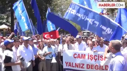 Şişecam İşçilerine Grevin 5'inci Gününde Destek