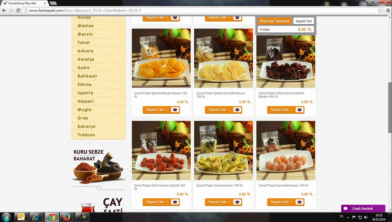 Çerez Pazarı Guava Kurusu