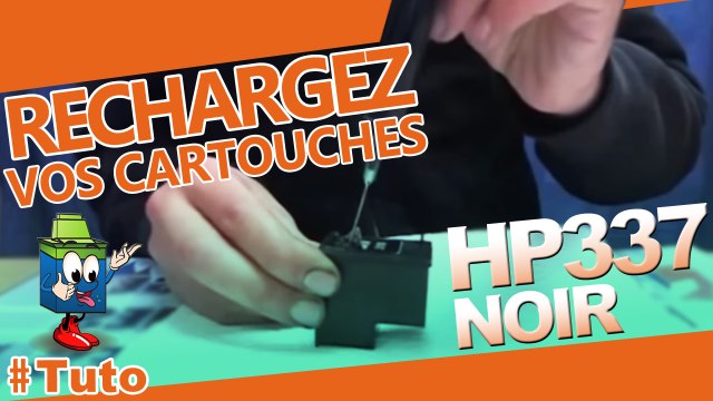 Comment recharger une cartouche d'encre HP 337 noire