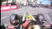 F1 2013 Monaco GP Raikkonen Last 2 Laps