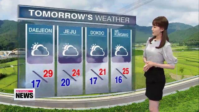 Sunny, clear day forecast nationwide