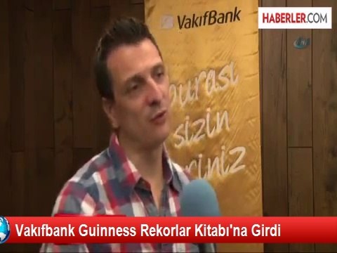 VakıfBank Voleybol Takımı, Guinness Rekorlar Kitabı'na Girdi