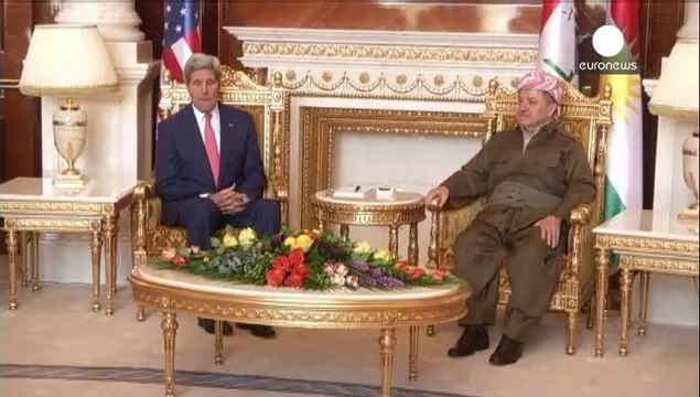 Kerry urges Kurds to support an inclusive Iraqi government
