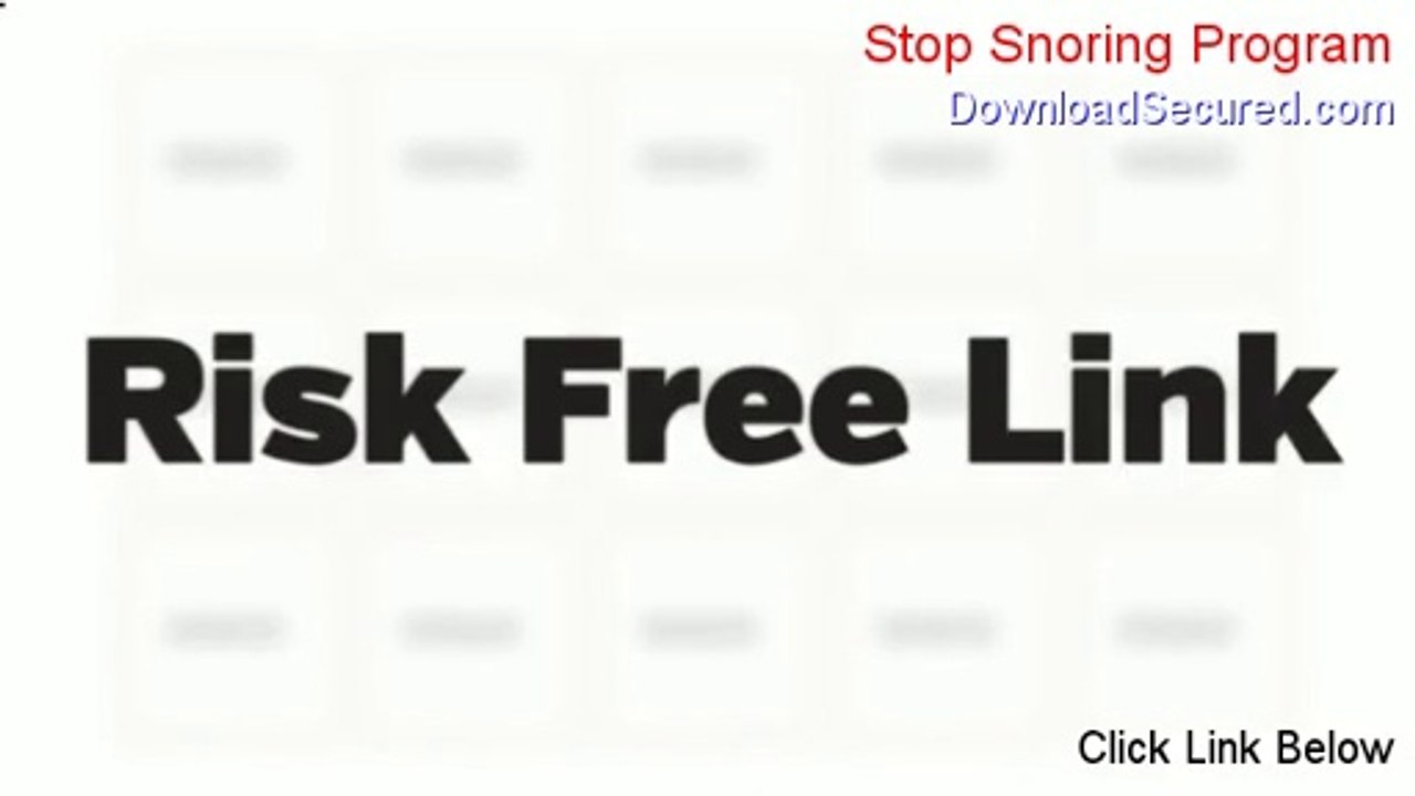 Stop Snoring Program Free Download (Instant Download)