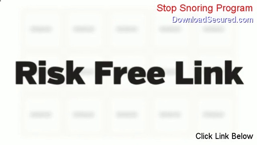 Stop Snoring Program Free Download (Instant Download)