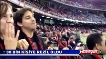 Burnunu karıştırıp rezil olan adam