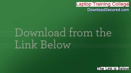 Laptop Training College Download - Instant Download