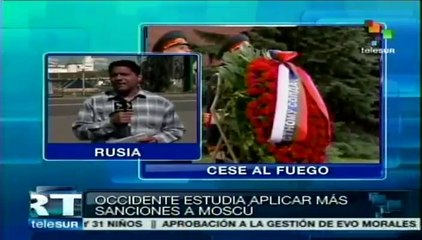 Aplauden soberanistas de Donetsk cese al fuego en la región