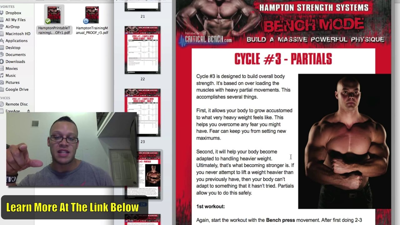 Bench Mode Review (bench press power-building program)