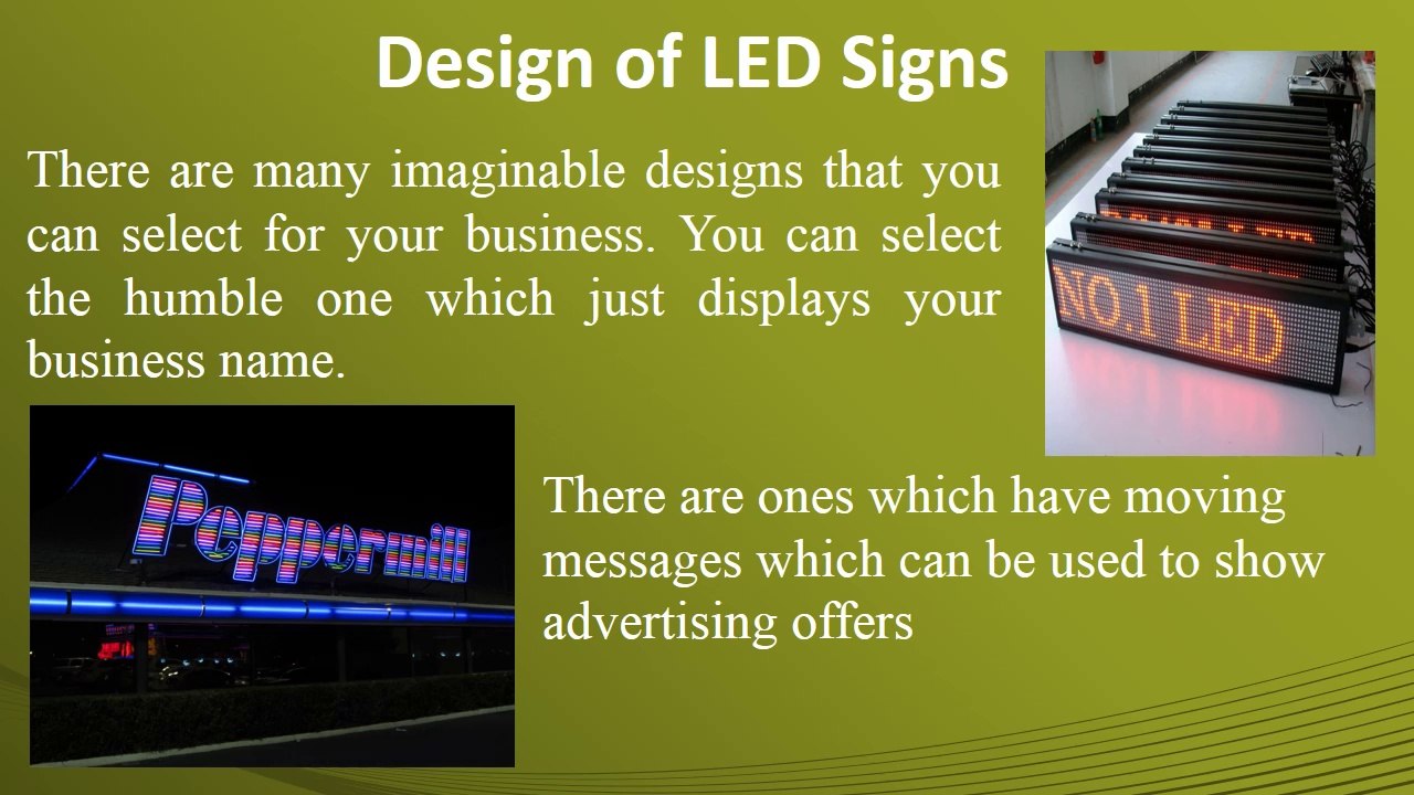 Role Of LED Signs In Promoting Of Business