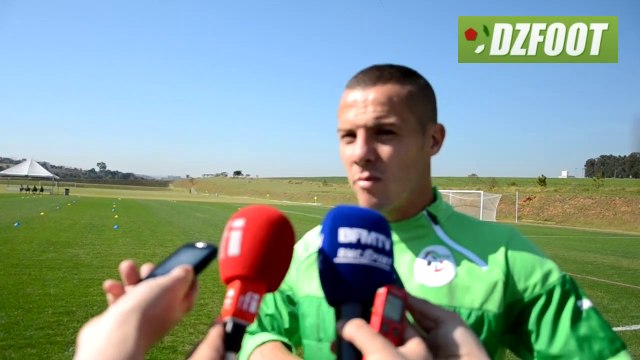 CM 2014 ALG-RUS J-2 reaction de Djamel Mesbah