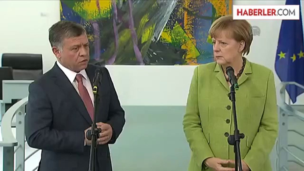 Merkel-Kral Abdullah görüşmesi -