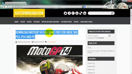 Free MotoGP 14 PC, PS3, PS4 & Xbox 360 Game with Crack