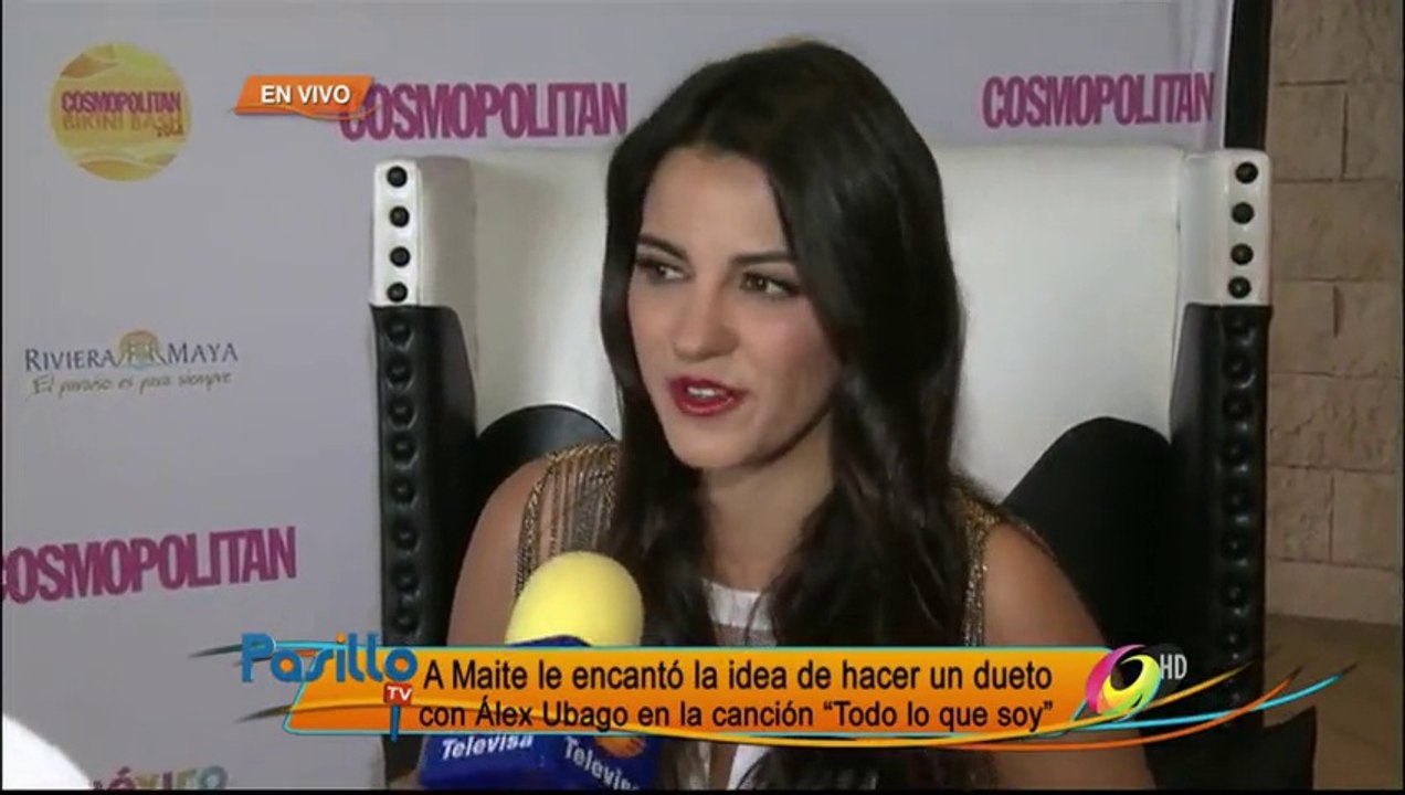Maite Perroni develo portada de Cosmopolitan en Cancun