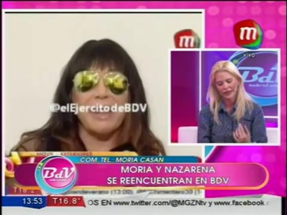 Nazarena se reconcilia con Moria