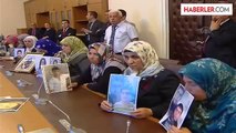 Kaçırılan çocukları için eylem yapan aileler, Hamzaçebi'yi ziyaret etti -