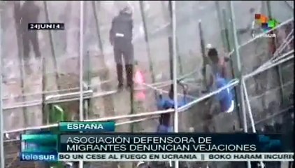 Difunden video donde policía española y marroquí golpean a migrantes