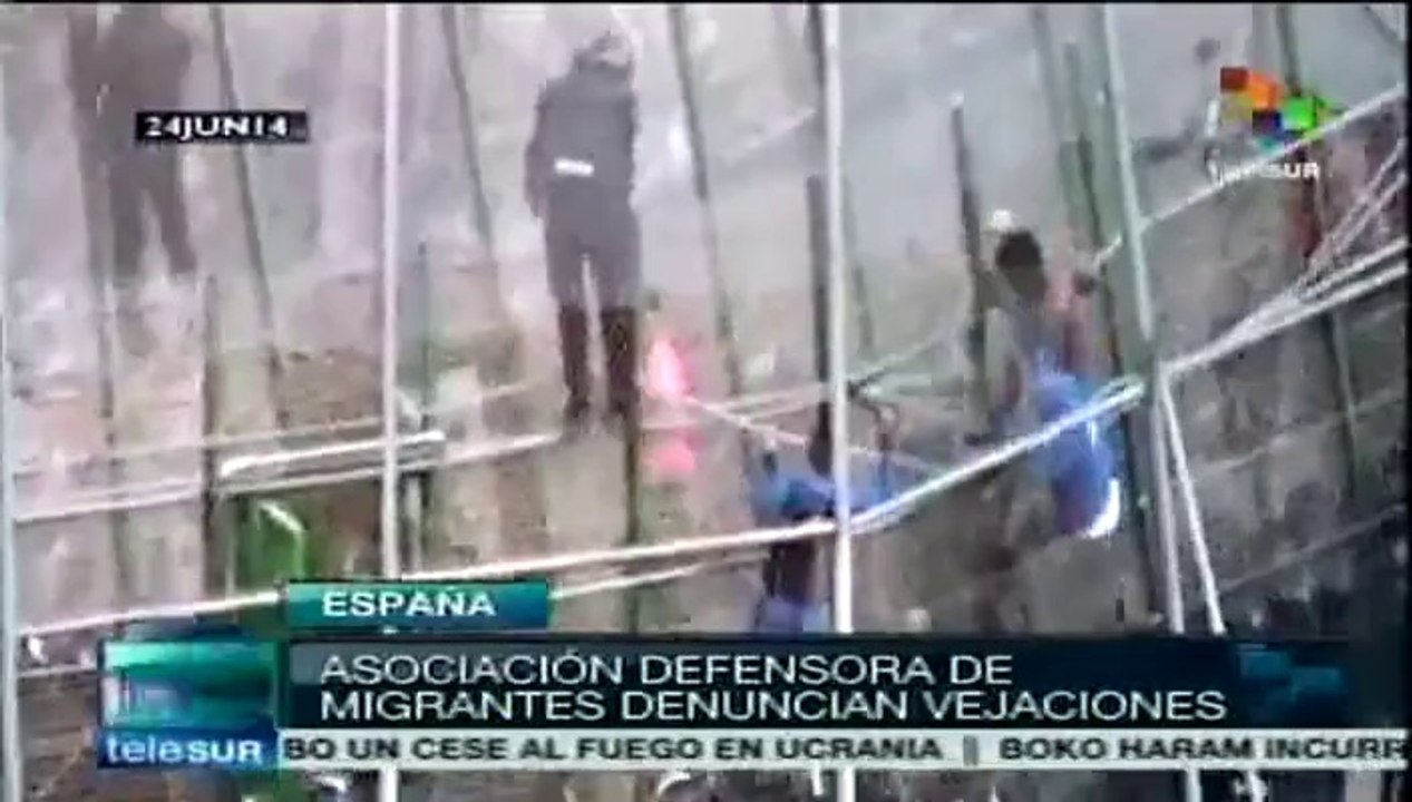 Difunden video donde policía española y marroquí golpean a migrantes