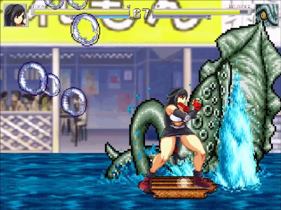 MUGEN:  Tifa Lockhart by Zzyzzyxx character demonstration
