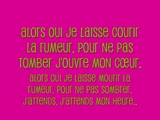 Christophe Maé - La rumeur (Lyrics / Paroles)