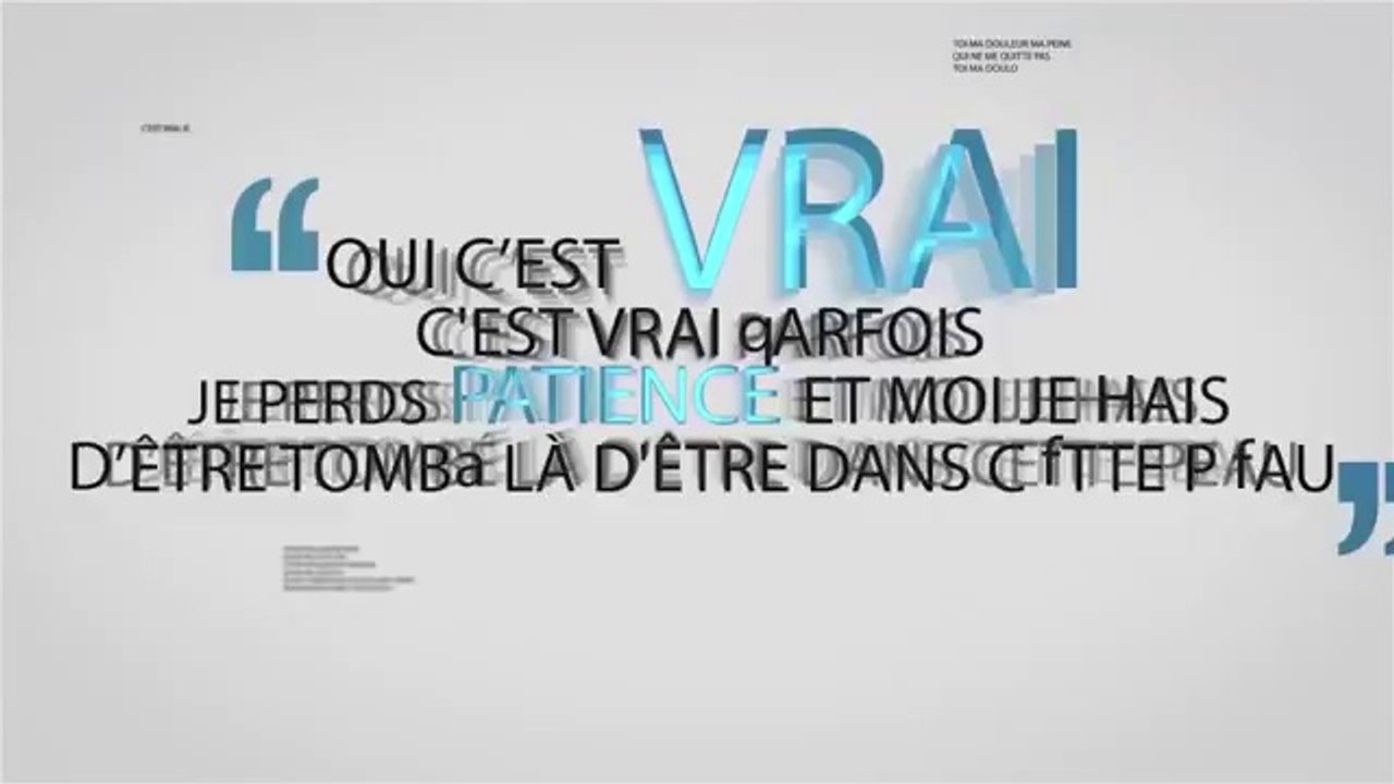 Christophe Maé - Ma douleur, Ma peine (Lyrics / Paroles)