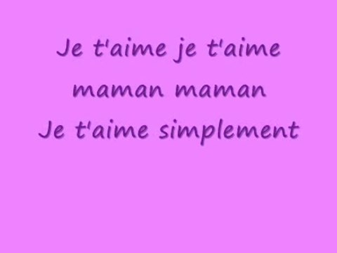 Christophe Maé - Maman (Lyrics / Paroles)