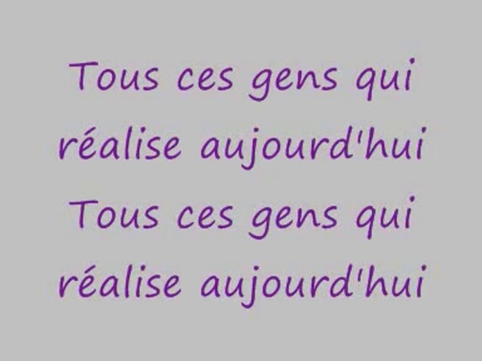 Christophe Maé - Mon Père spirituel (Lyrics / Paroles)