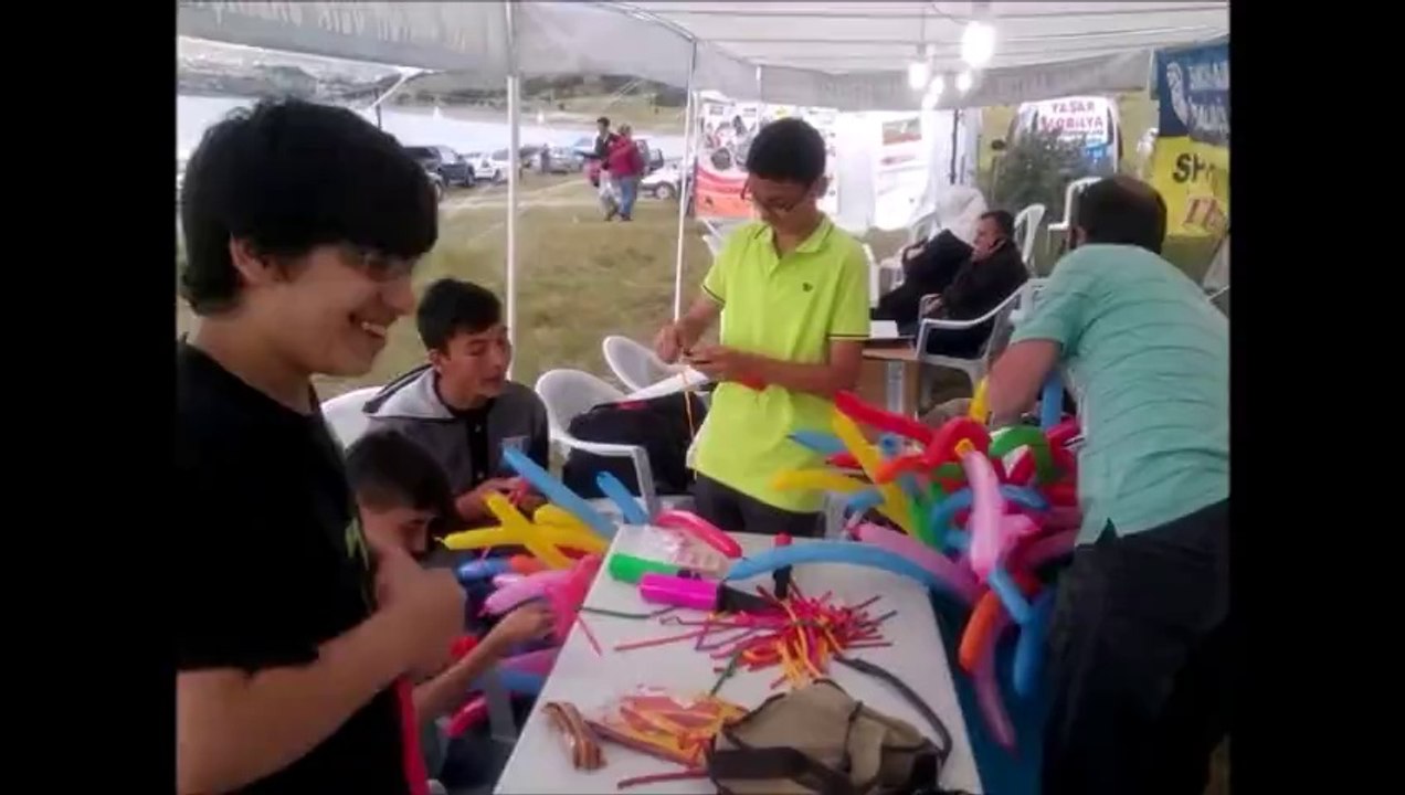 BALONLARIN EFENDİSİ SİNABDER 4.TURNA BALIĞI YAKALAMA YARIŞMASI VE ŞENLİKLERİ  BALON TERAPİ