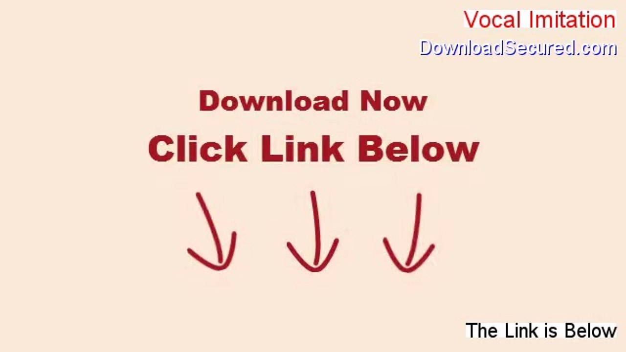 Vocal Imitation Free Download []