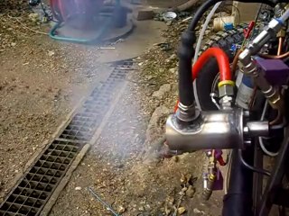 Test torche d' allumage de la post-combustion.