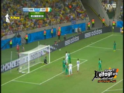 كلاكيت ثالث مرة .. الحظ يساند كوت ديفوار والقائم يمنع هدف ثاني لليونان