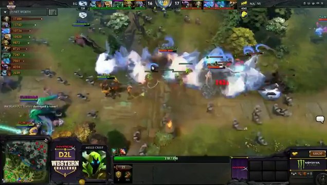 HyperX D2L Western Challenge Grand Finals - Evil Geniuses vs Na'Vi (Game 2)