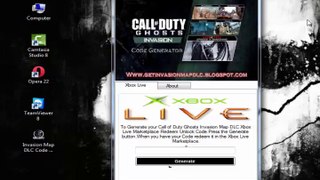 Call of Duty Ghosts Invasion Carte DLC Utiliser le code libre Xbox 360
